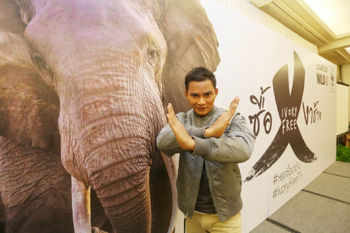 Tony Jaa, Thai national football team  call on Thais to go 'Ivory Free'