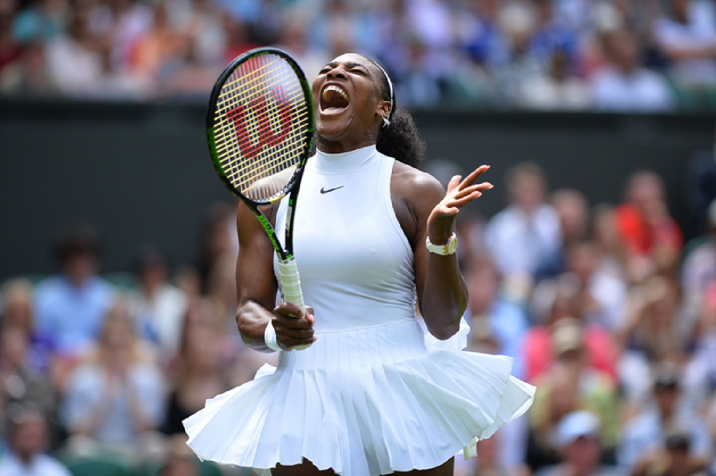 Serena racks up 80th Wimbledon win Serena racks up 80th Wimbledon win