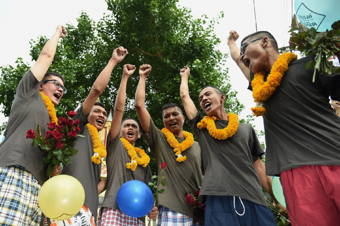 Seven defiant pro-democracy activists freed, vow to continue