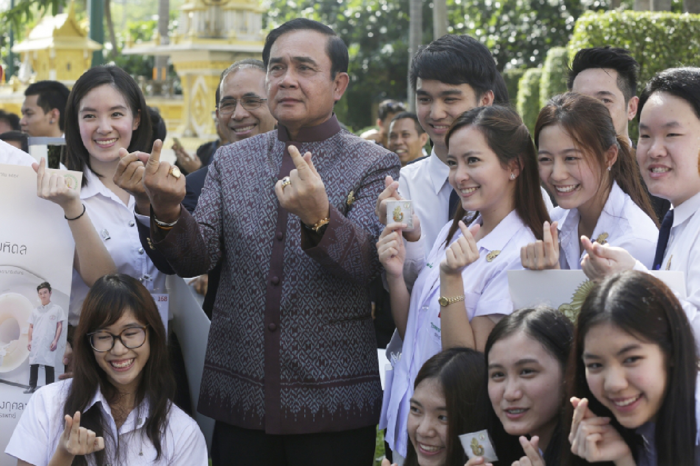 I was being sarcastic about writing draft: Prayut