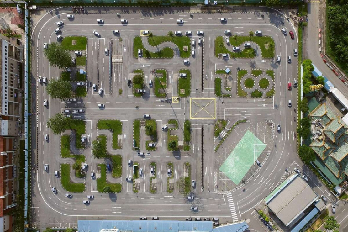 Singapore from above: Photographs taken with help from a drone Singapore from above: Photographs taken with help from a drone