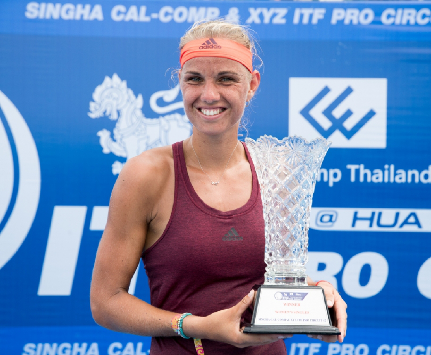 Rus Comes Back from Brink of Defeat to Beat Nicha for Hua Hin Title. Rus Comes Back from Brink of Defeat to Beat Nicha for Hua Hin Title.