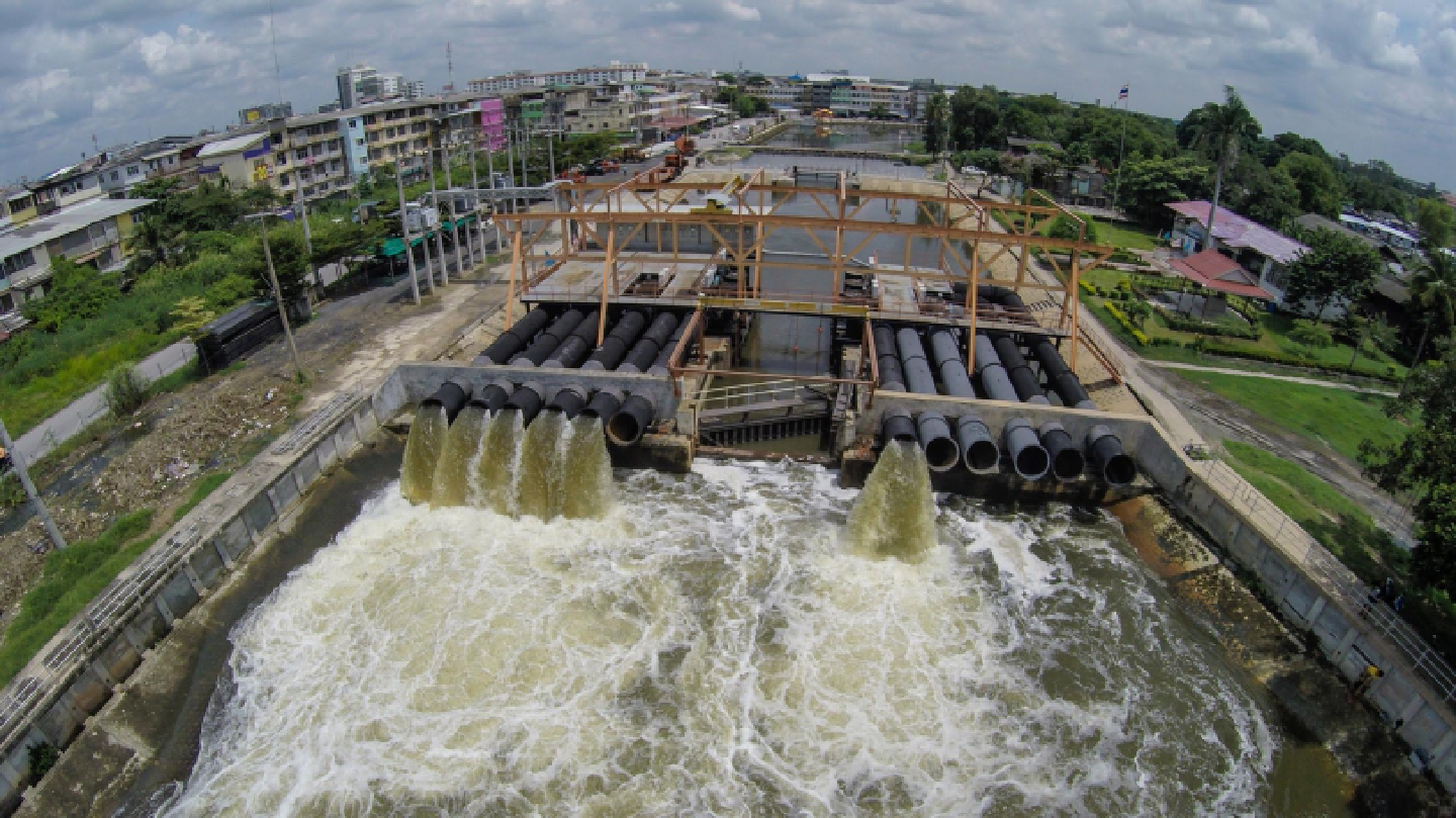 Chao Phraya dam discharge lowered Chao Phraya dam discharge lowered