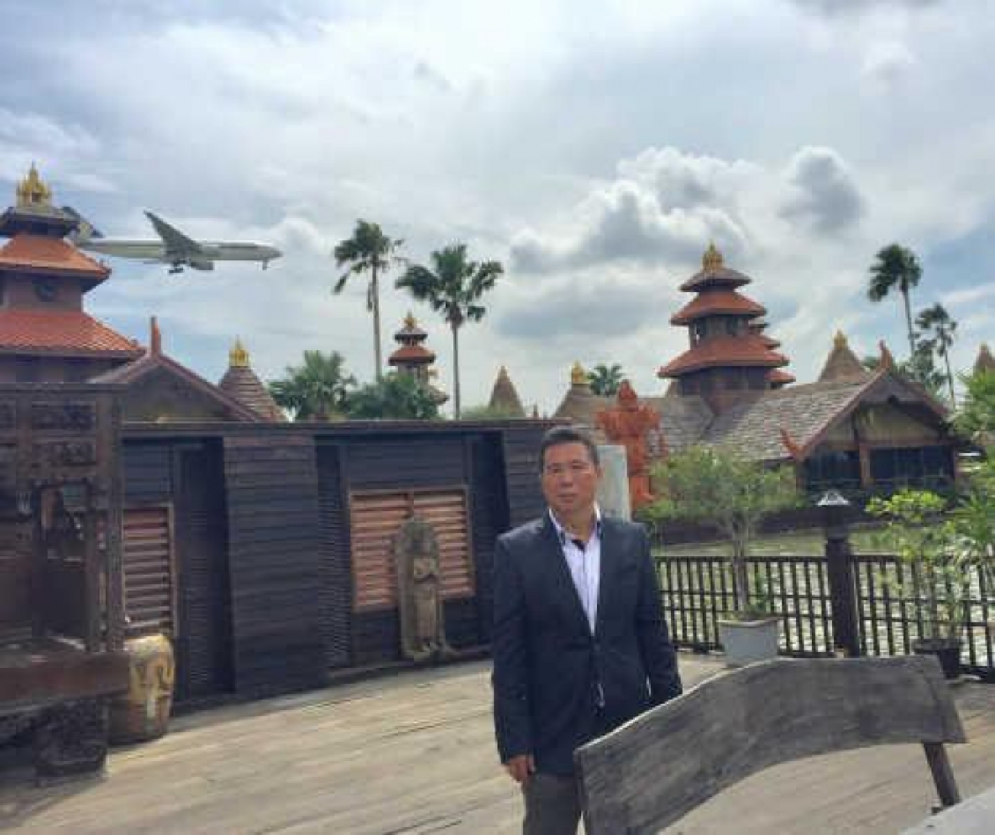 Former meat seller proud of high-end resort near airport