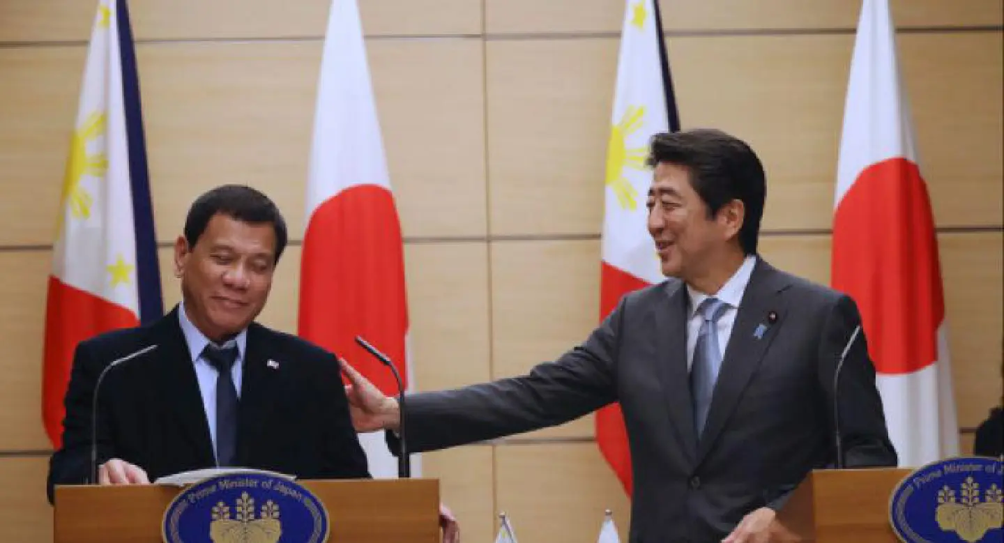 Abe, Duterte reaffirm ‘rule of law’ in South China Sea Abe, Duterte reaffirm ‘rule of law’ in South China Sea