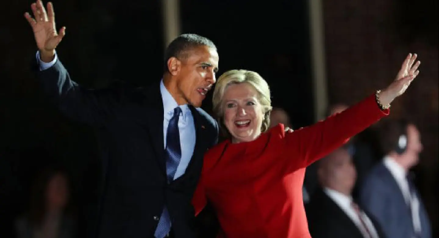 Obamas join Clinton at Philadelphia rally Obamas join Clinton at Philadelphia rally