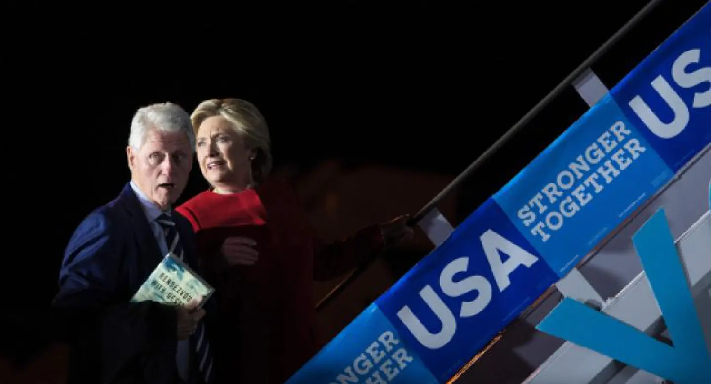 Clinton's upbeat final push, with Barack and The Boss Clinton's upbeat final push, with Barack and The Boss