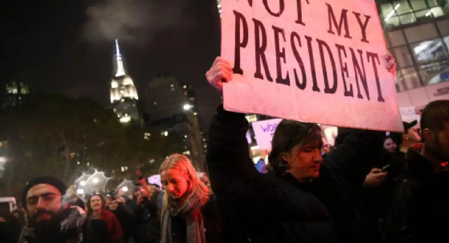 Trump election win sparks protests across US Trump election win sparks protests across US