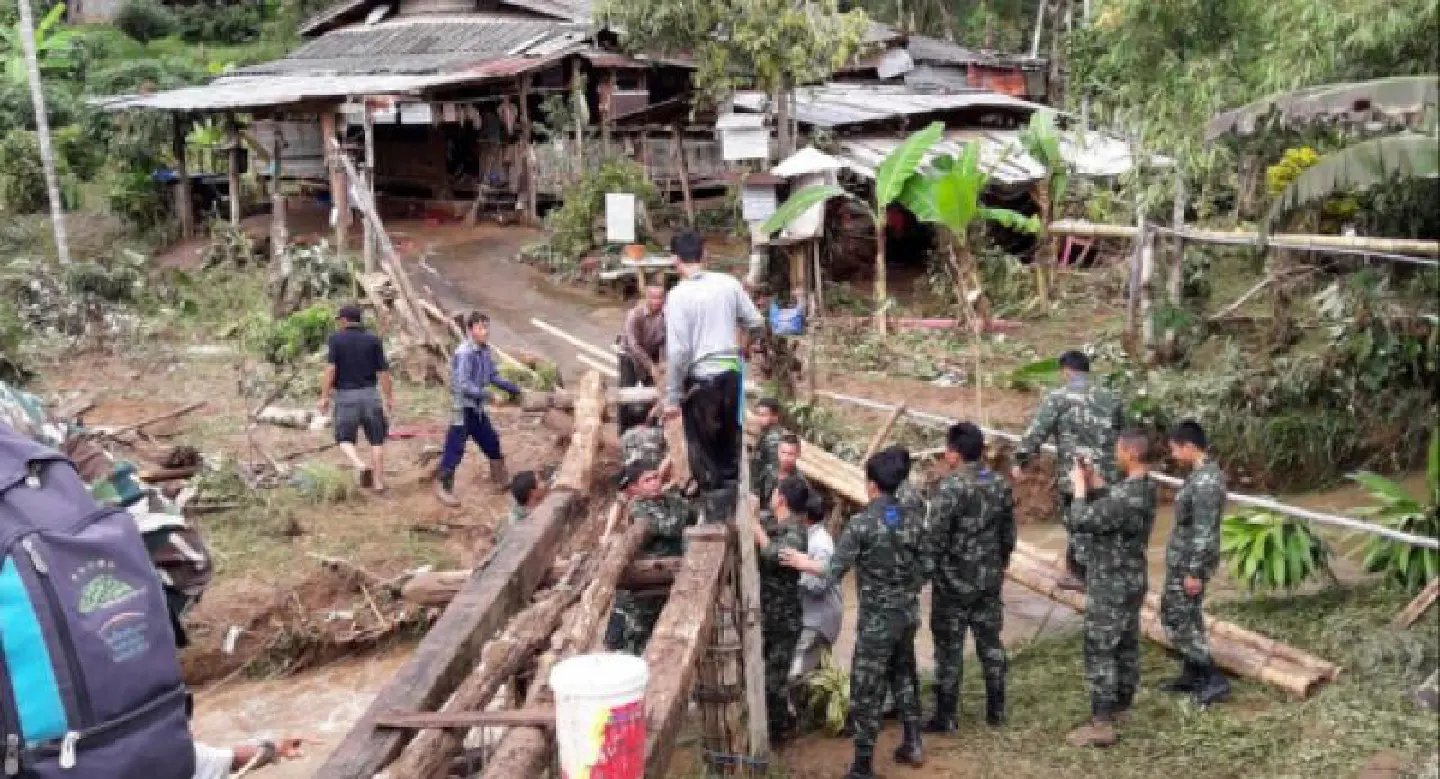 Mae Ai and Chiang Dao in far north recovering after floods 
