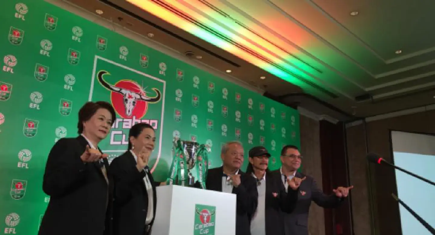 Carabao inks landmark Bt800-m sponsorship deal with English Football League Carabao inks landmark Bt800-m sponsorship deal with English Football League