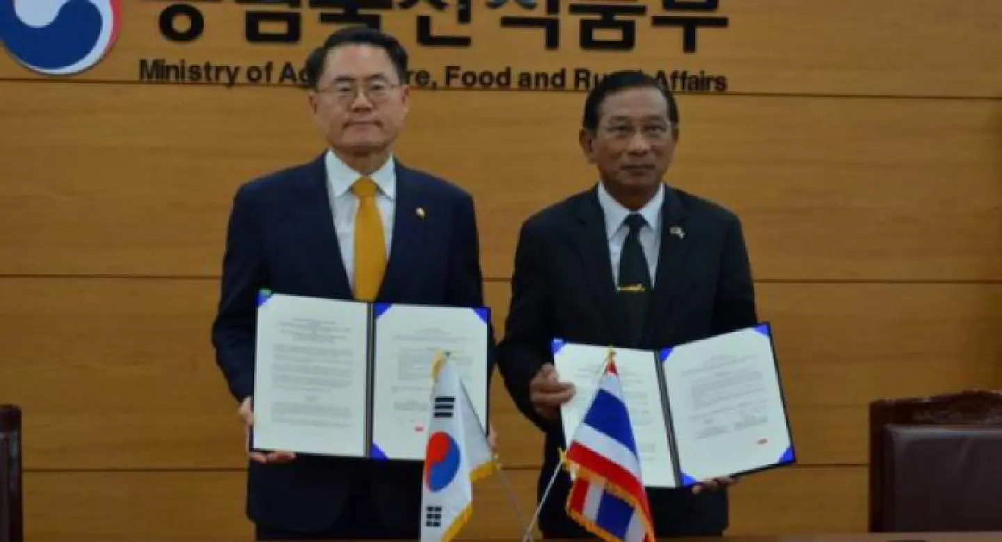 South Korea, Thailand set to streamline agricultural trade South Korea, Thailand set to streamline agricultural trade