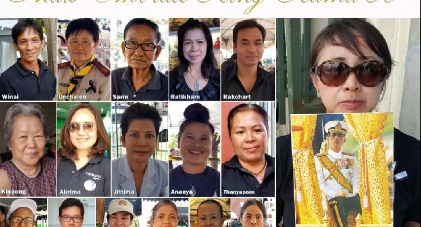 Thais Embrace King Rama X Thais Embrace King Rama X