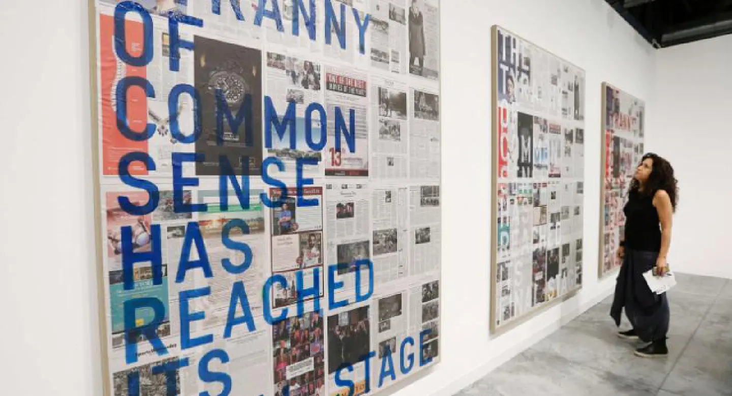 Trump, politics on the mind at Art Basel Miami Beach Trump, politics on the mind at Art Basel Miami Beach