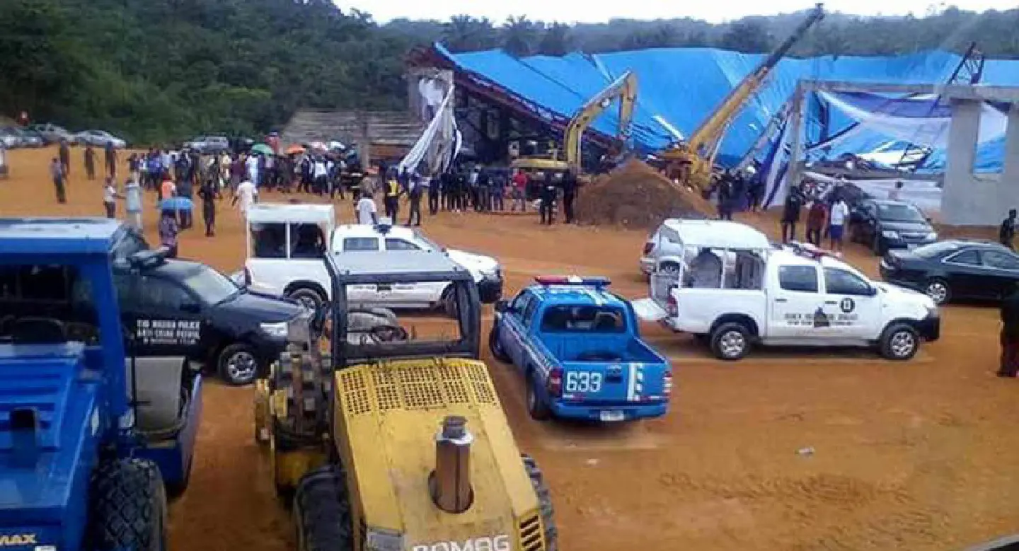 Toll rises to 60 after Nigeria church roof collapses Toll rises to 60 after Nigeria church roof collapses