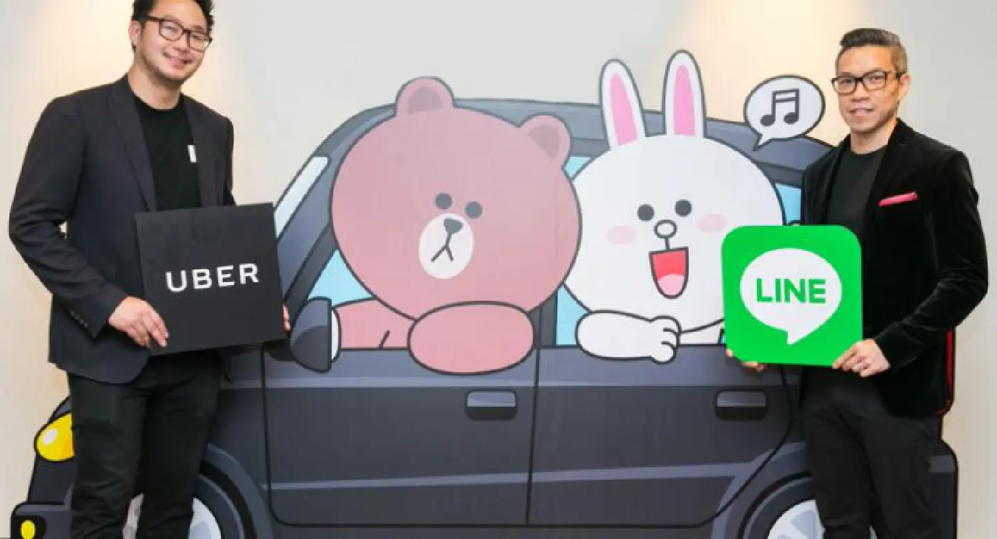 Uber embraces Line’s messaging app Uber embraces Line’s messaging app