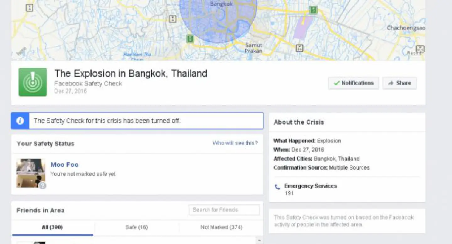 Facebook refuses to admit mistake over ‘bomb’ alert