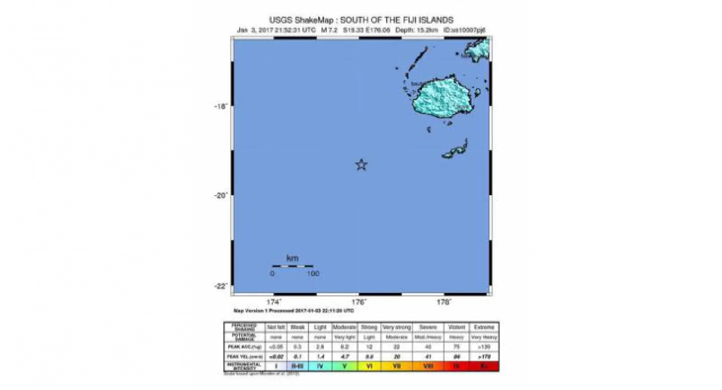 Tsunami threat passes after 7.2-magnitude quake off Fiji Tsunami threat passes after 7.2-magnitude quake off Fiji