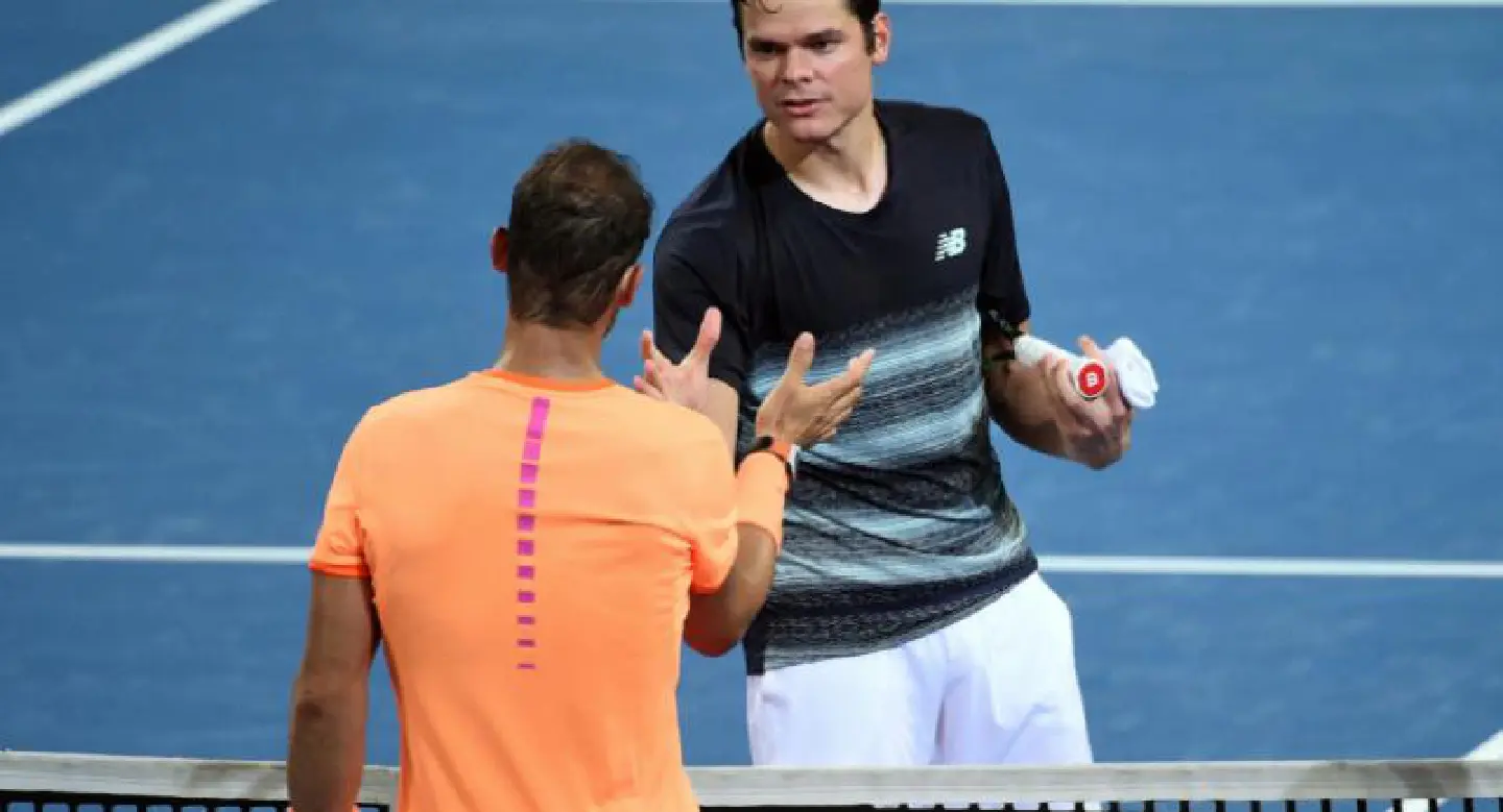 Aggressive Raonic downs Nadal in Brisbane Aggressive Raonic downs Nadal in Brisbane