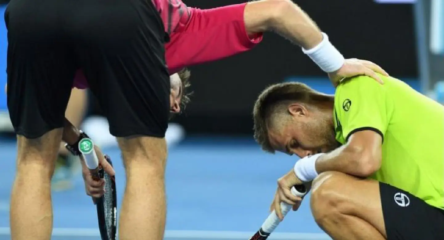 Wawrinka 'sorry' for Klizan body blow Wawrinka 'sorry' for Klizan body blow