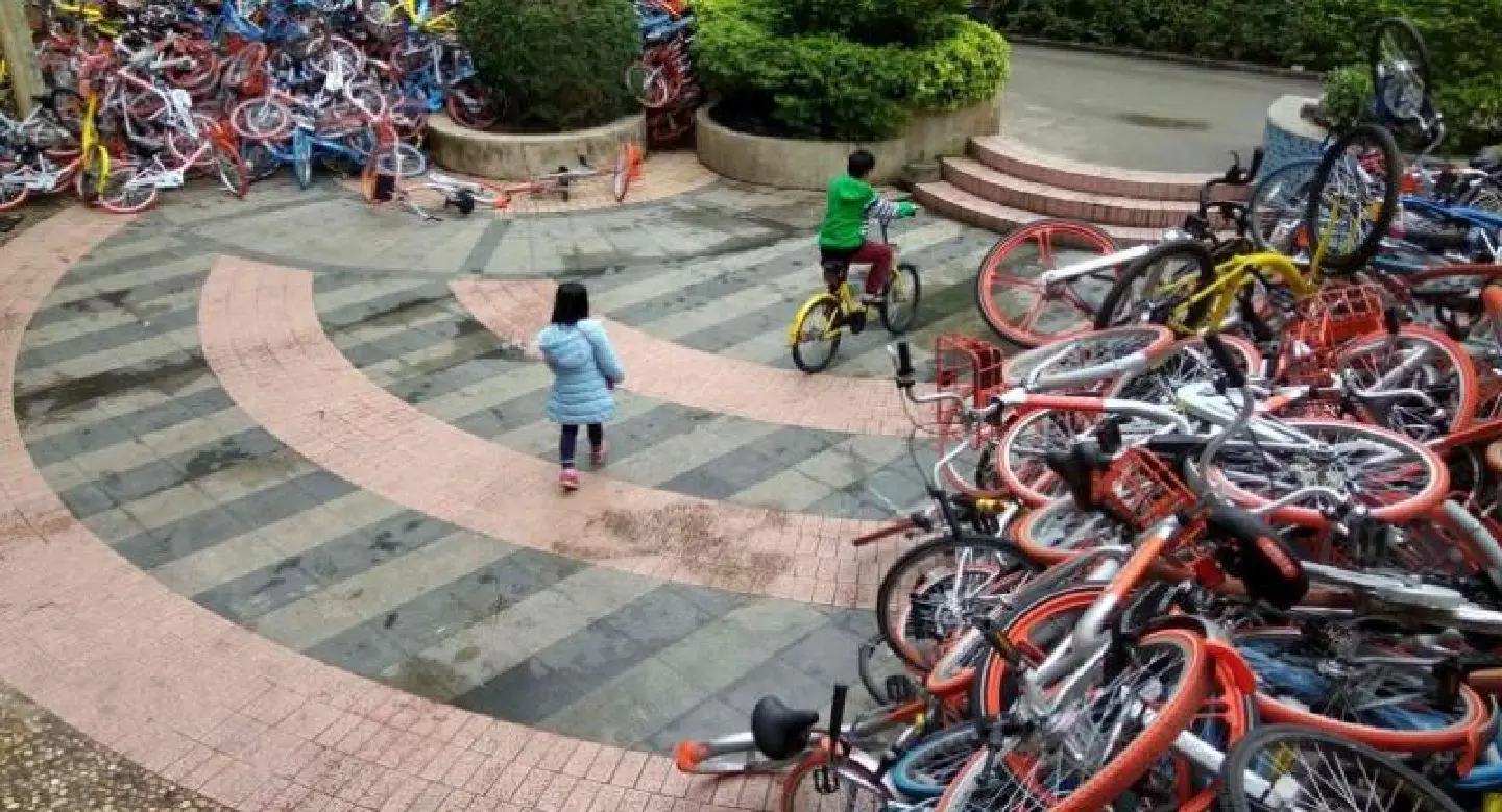 Bikeshare cycles dumped en masse in China Bikeshare cycles dumped en masse in China