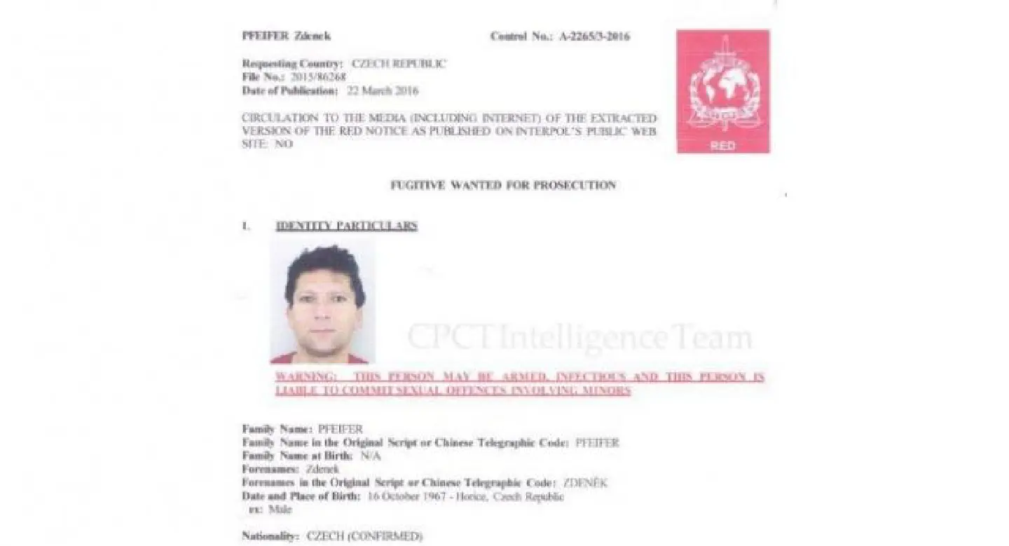 Czech man wanted by Interpol and suspected to have HIV, arrested in Phuket Czech man wanted by Interpol and suspected to have HIV, arrested in Phuket