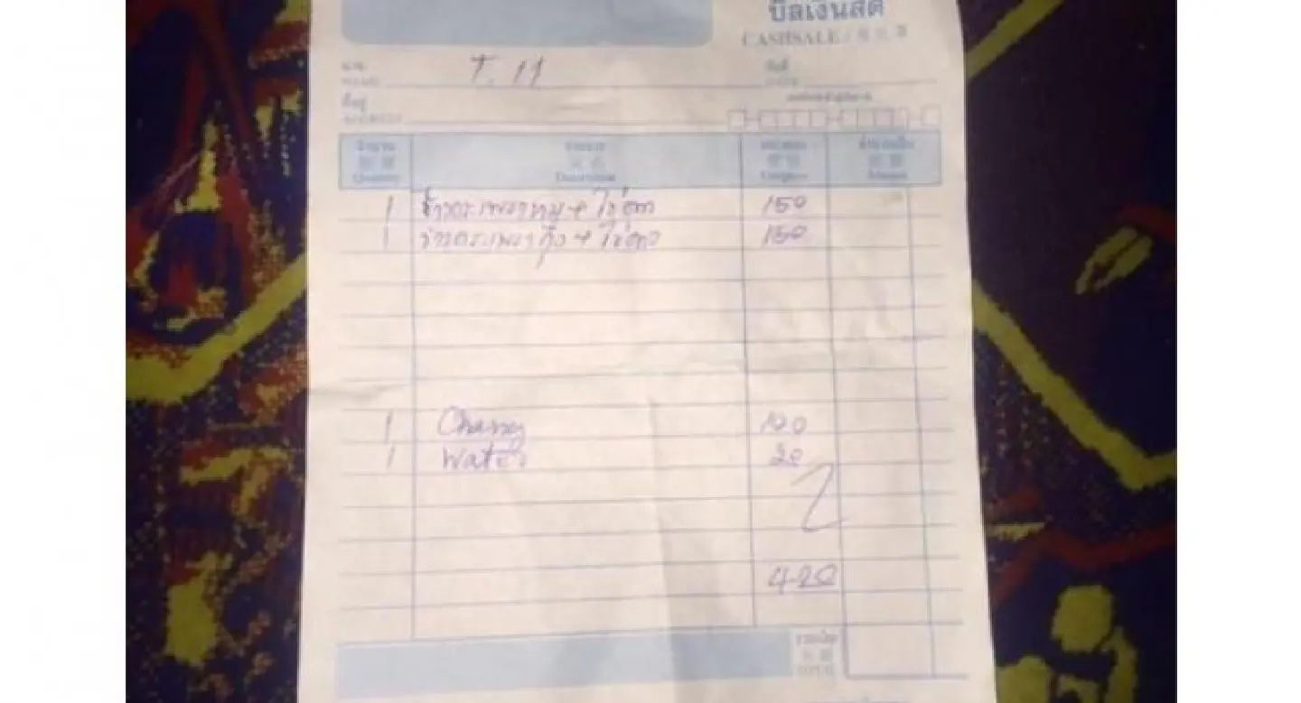 Thai woman complains about overpricing Thai woman complains about overpricing