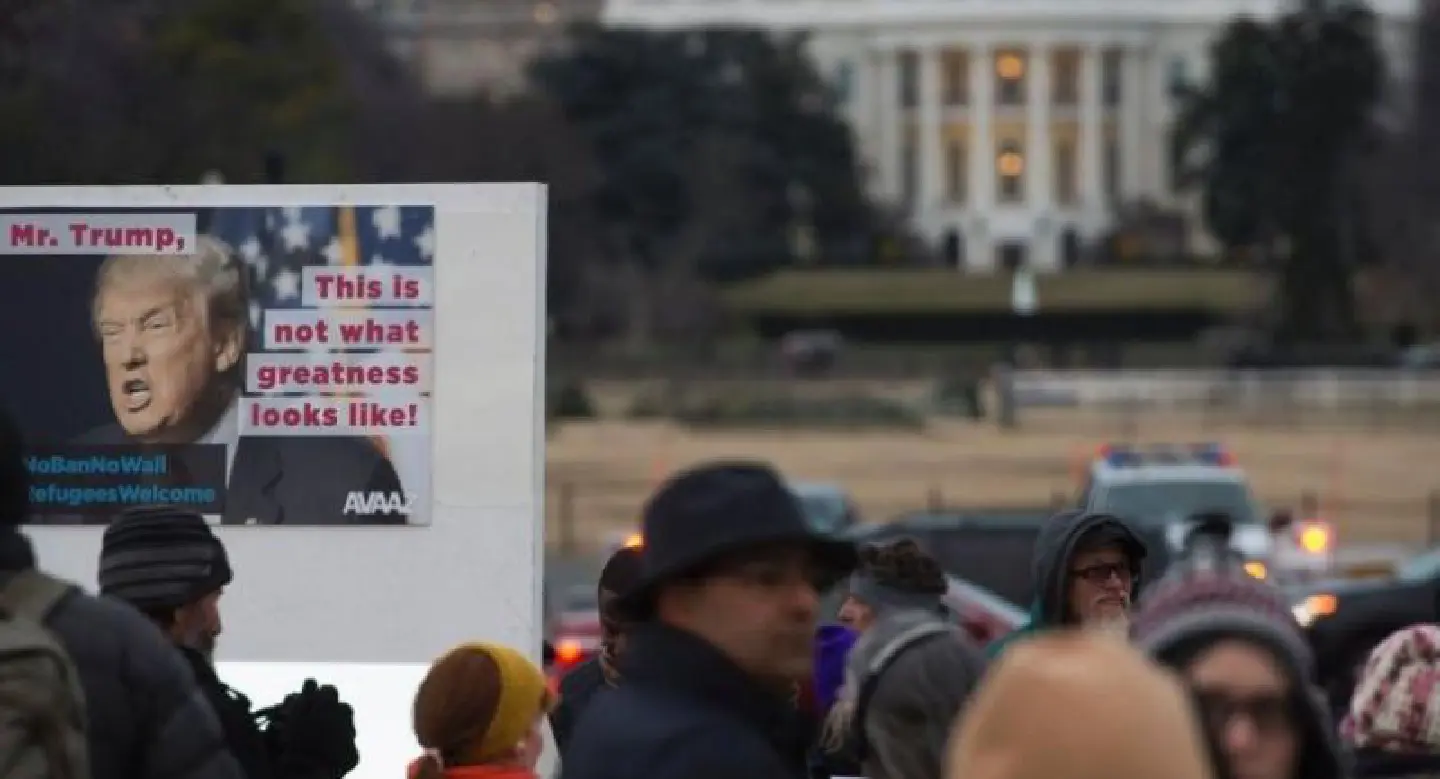 Protestors march across US capital in solidarity with immigrants Protestors march across US capital in solidarity with immigrants
