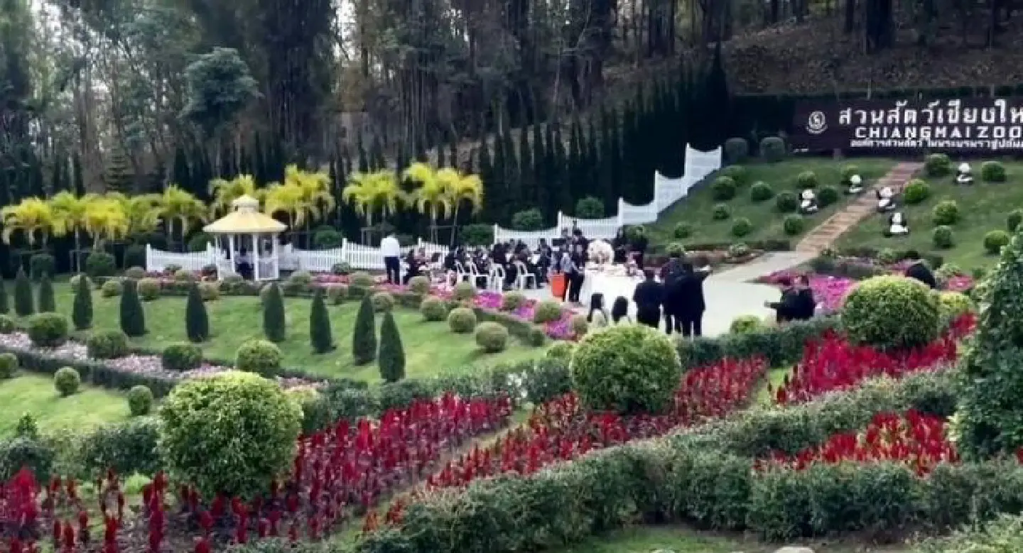 Chiang Mai Zoo opens French garden Chiang Mai Zoo opens French garden