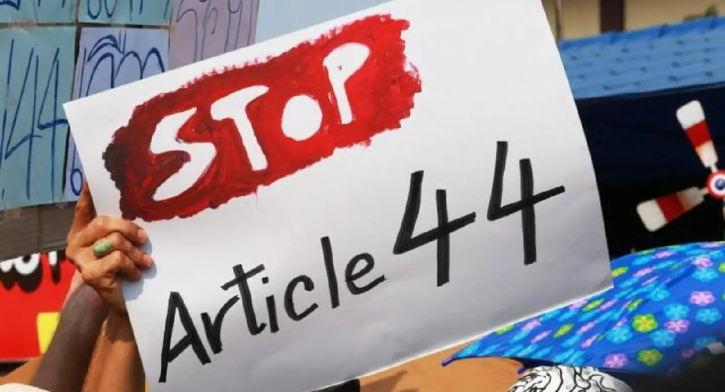 Lawyers call for revocation of Article 44 order at temple Lawyers call for revocation of Article 44 order at temple