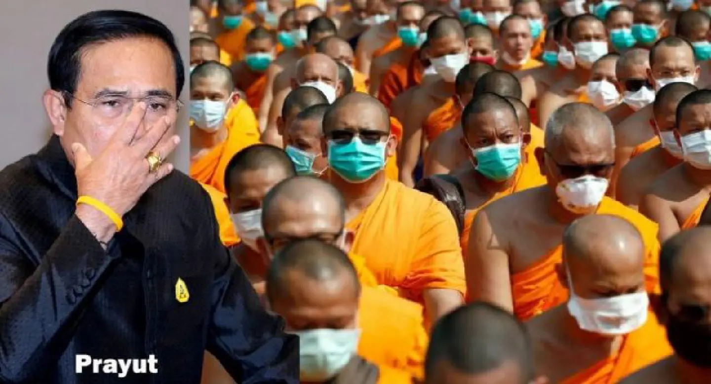 Prayut promises temple raid will continue until Dhammachayo surrenders Prayut promises temple raid will continue until Dhammachayo surrenders