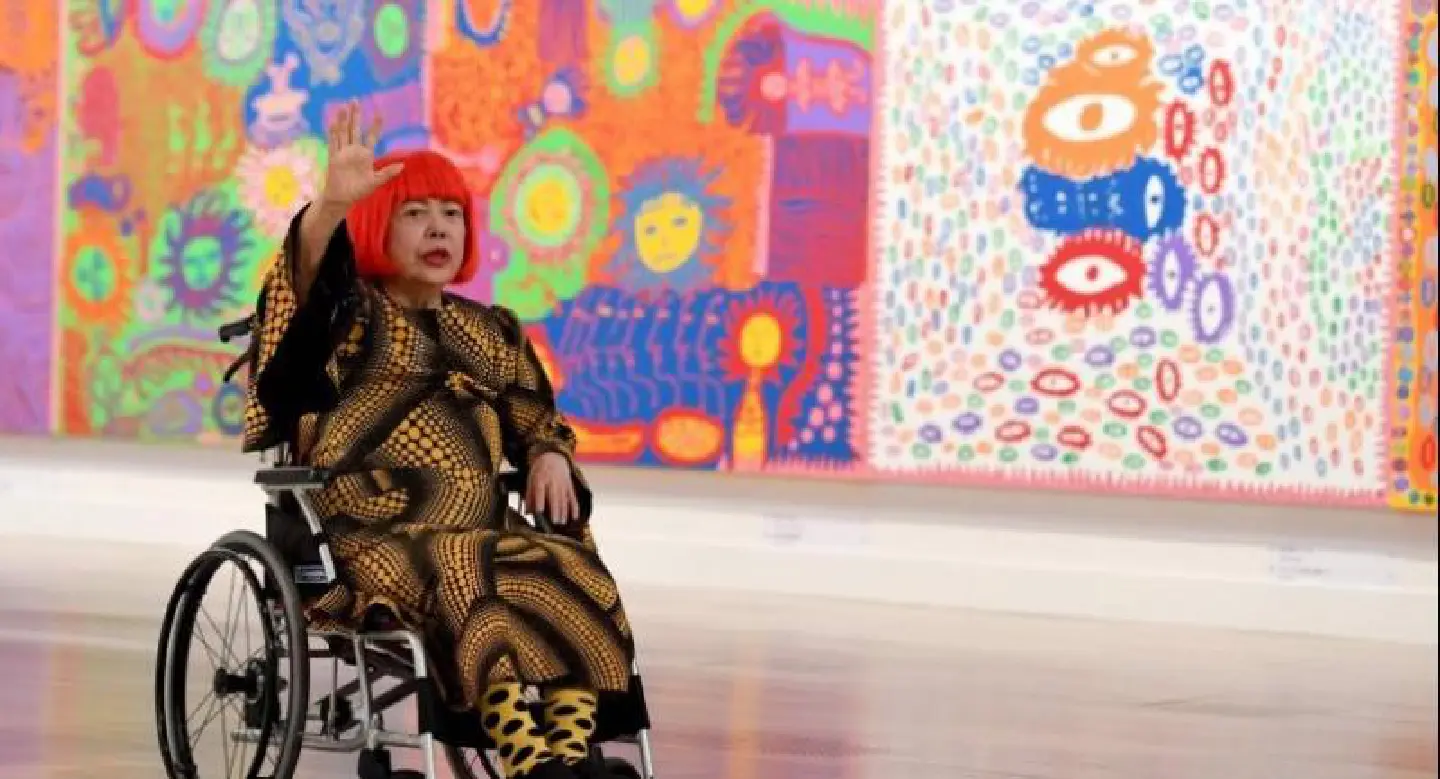From Tokyo to USA: Kusama's eternal love of polka dots