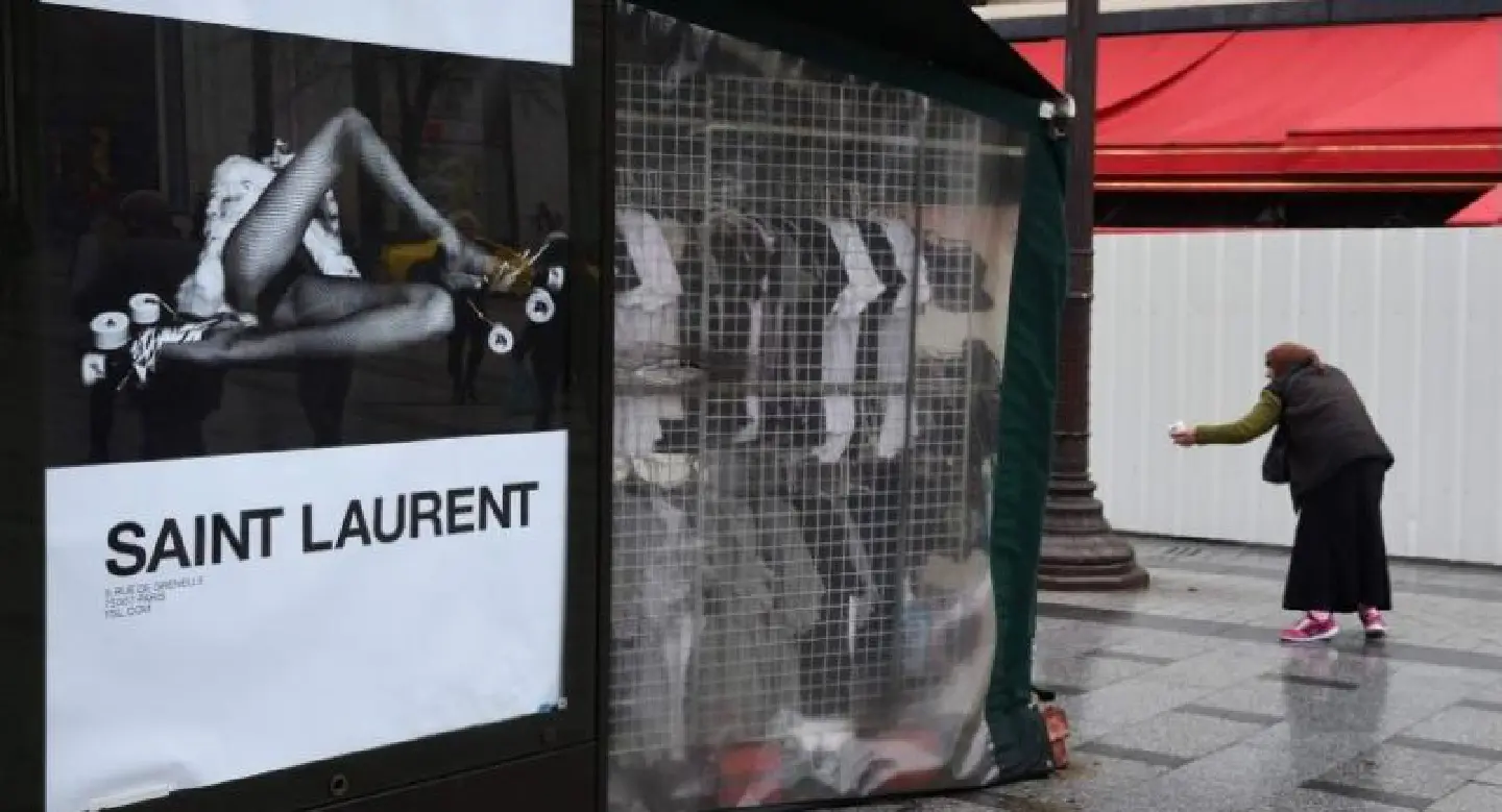 Fury over 'degrading' Saint Laurent ad campaign Fury over 'degrading' Saint Laurent ad campaign