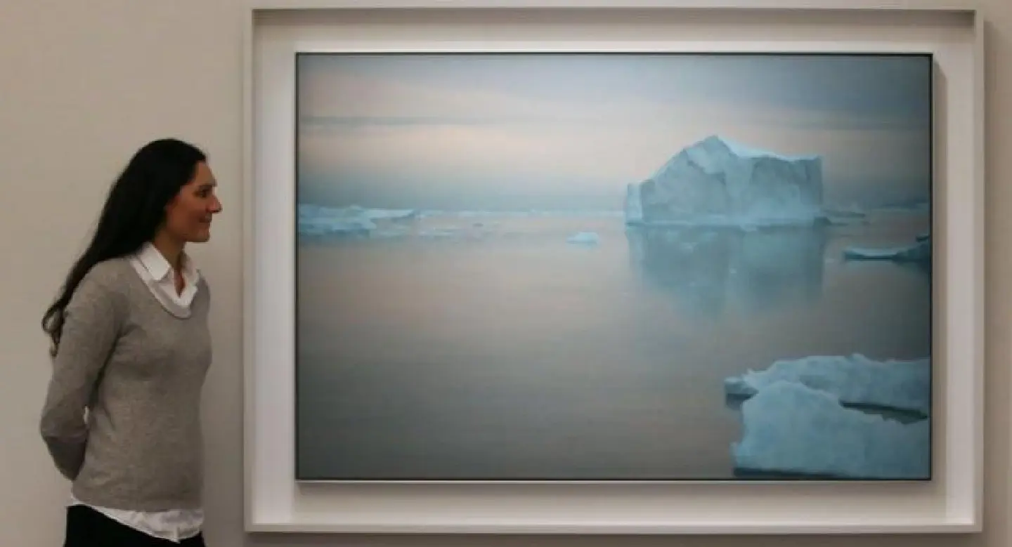 Gerhard Richter's 'Eisberg' sells for record $21 million Gerhard Richter's 'Eisberg' sells for record $21 million