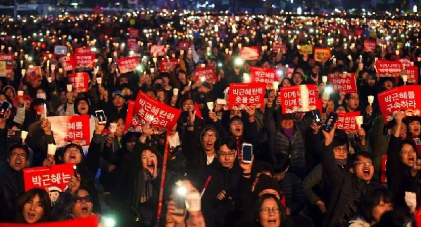 S Korea protesters demand impeached president Park's arrest S Korea protesters demand impeached president Park's arrest