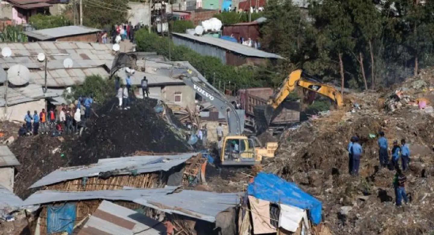 Ethiopia rubbish landslide death toll soars to 65 Ethiopia rubbish landslide death toll soars to 65