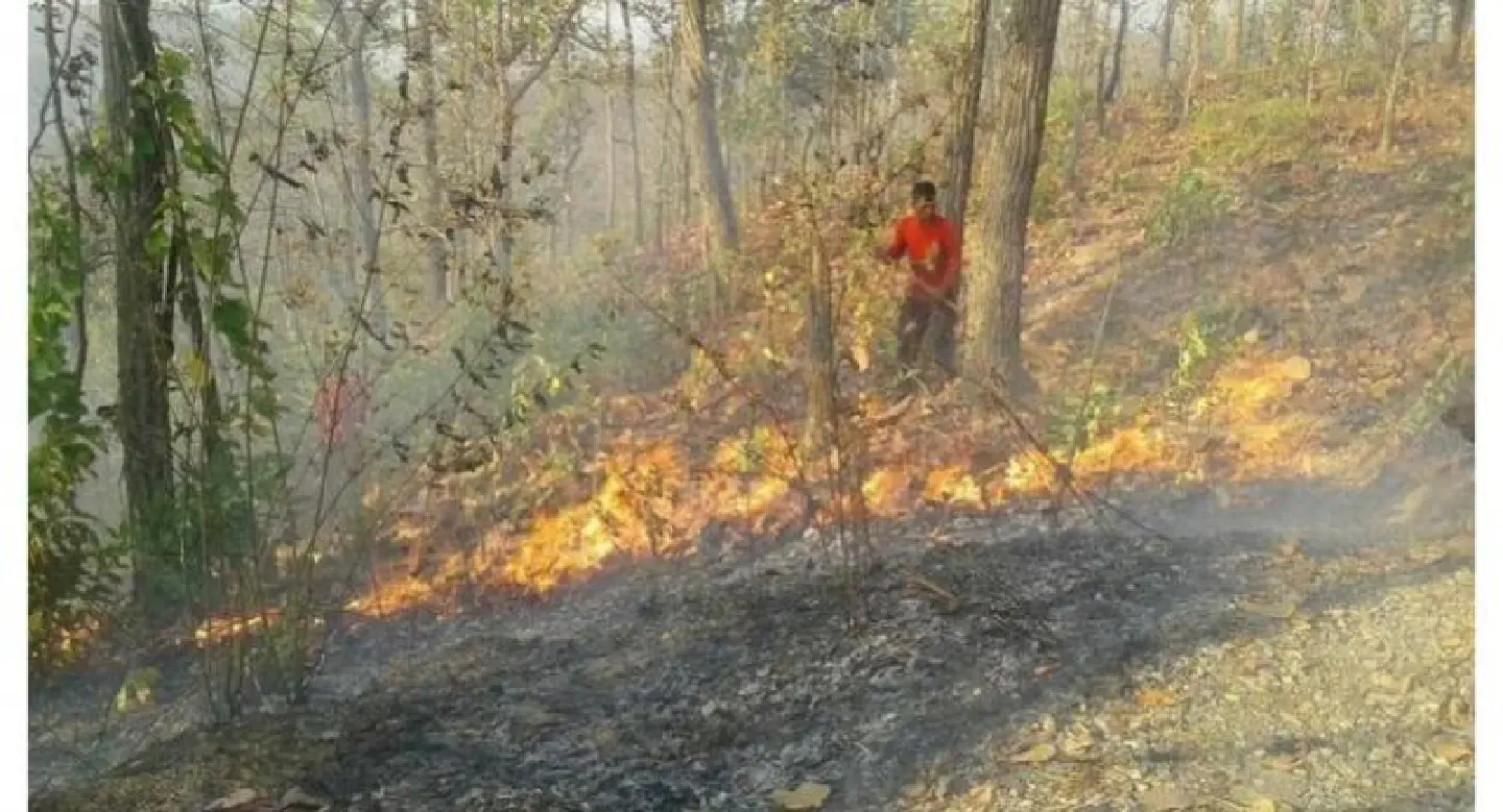 Firefighters battling multiple Mae Hong Son hotspots Firefighters battling multiple Mae Hong Son hotspots