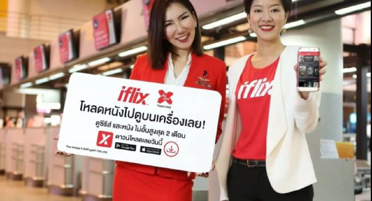 iflix teams with Thai AirAsia X iflix teams with Thai AirAsia X