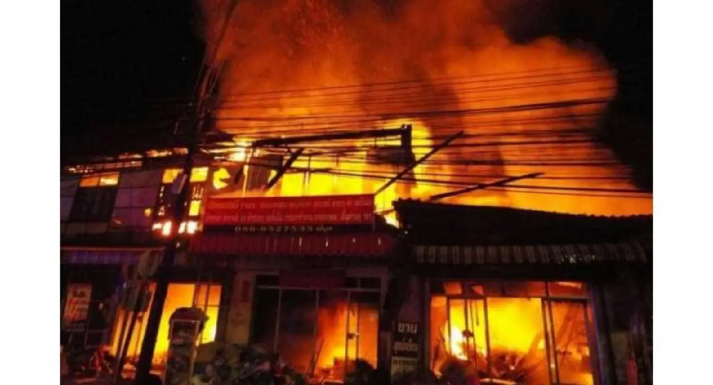 B5mn worth of damages caused in Phuket fire B5mn worth of damages caused in Phuket fire