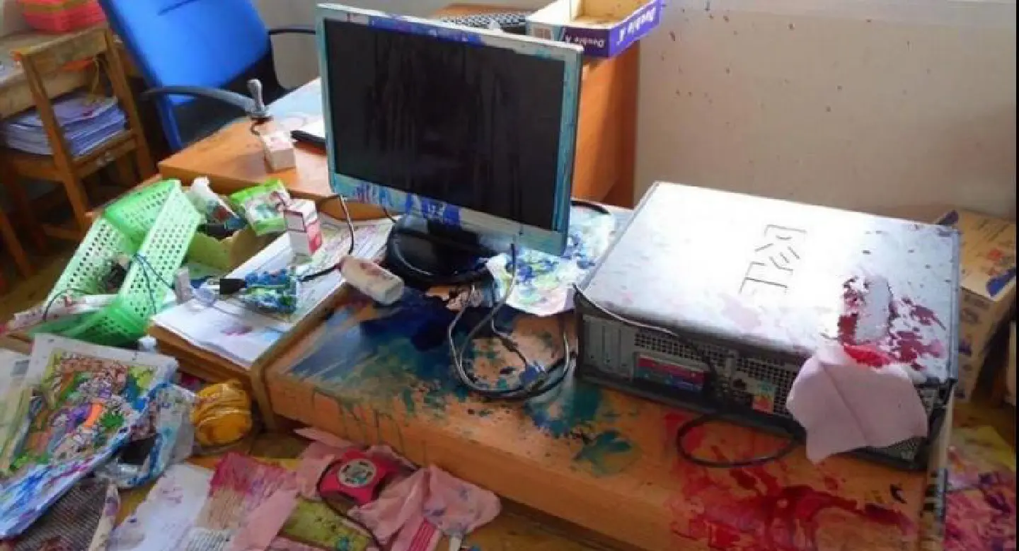 ‘Naughty’ boys busted for vandalising classroom in Si Sa Ket