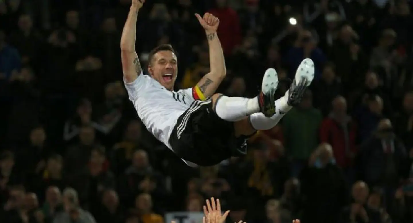 Fairytale end for Podolski as Germany set record Fairytale end for Podolski as Germany set record