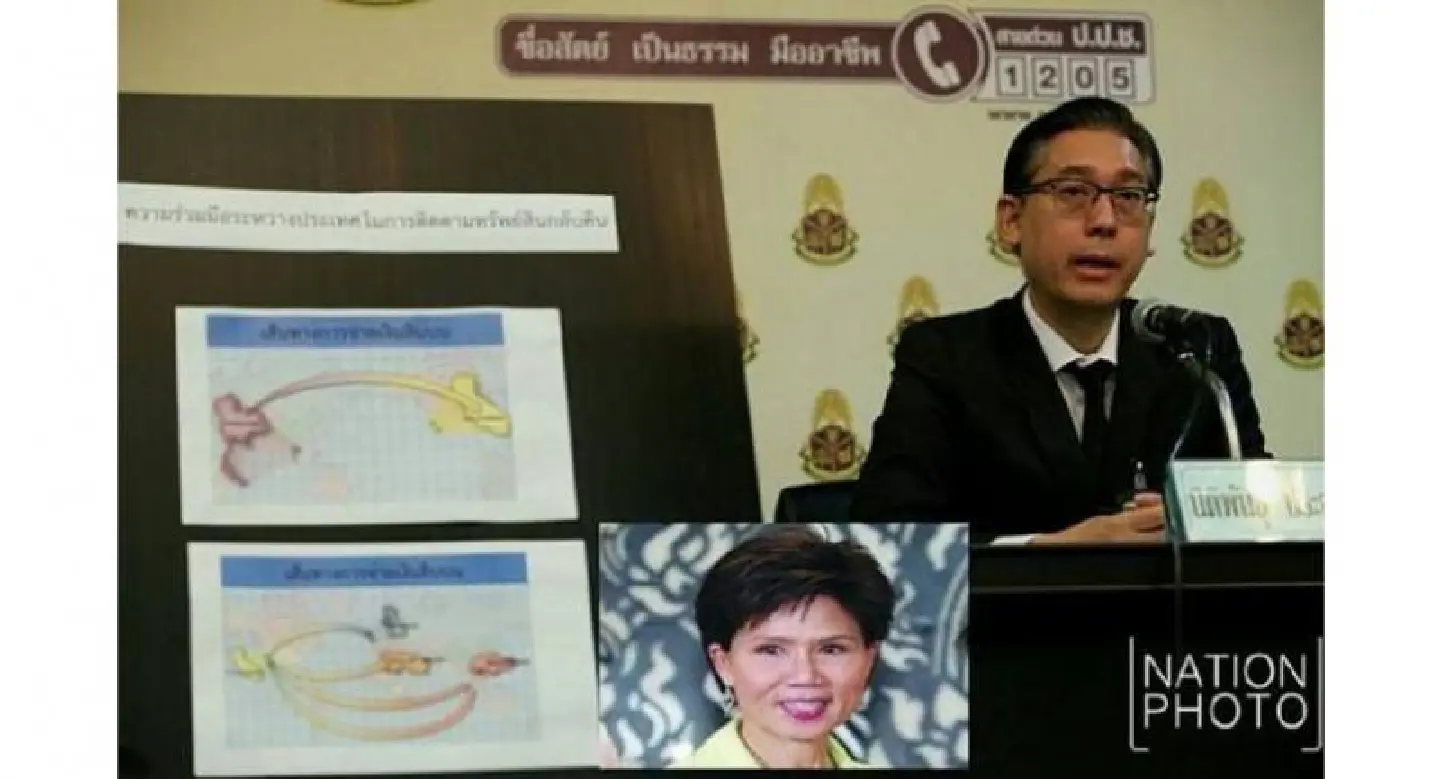 Anti-graft body to seize former TAT chief's overseas assets worth Bt65m Anti-graft body to seize former TAT chief's overseas assets worth Bt65m
