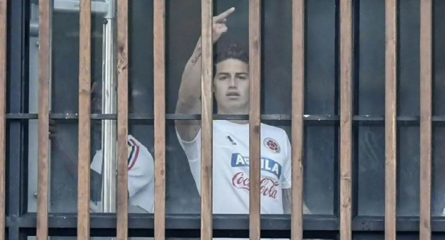James Rodriguez causes middle finger storm James Rodriguez causes middle finger storm