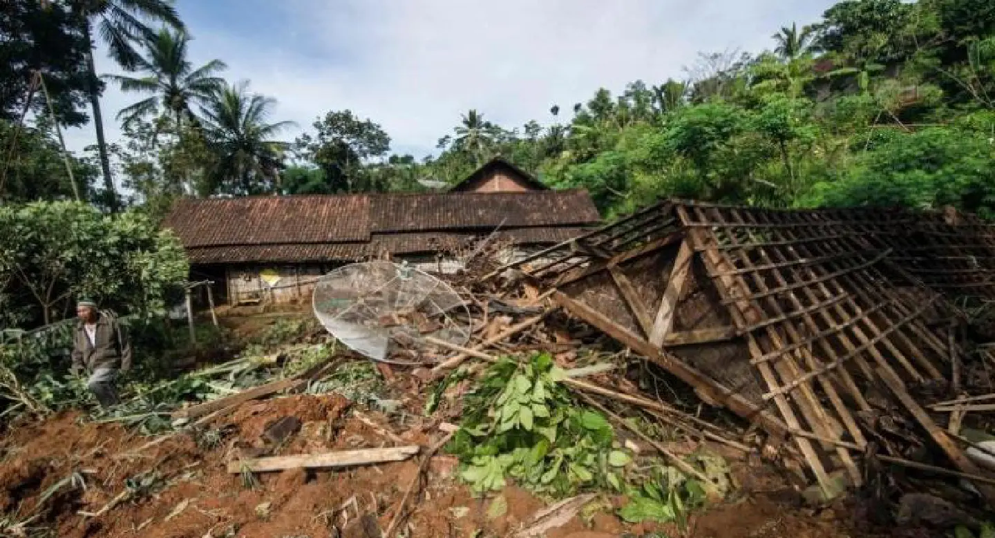At least two dead, 26 missing in Indonesia landslide At least two dead, 26 missing in Indonesia landslide