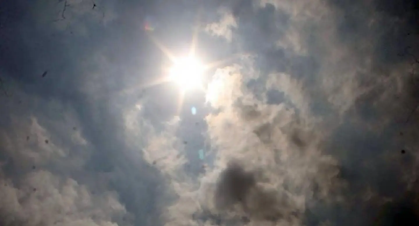 Sun at zenith over Thailand Sun at zenith over Thailand