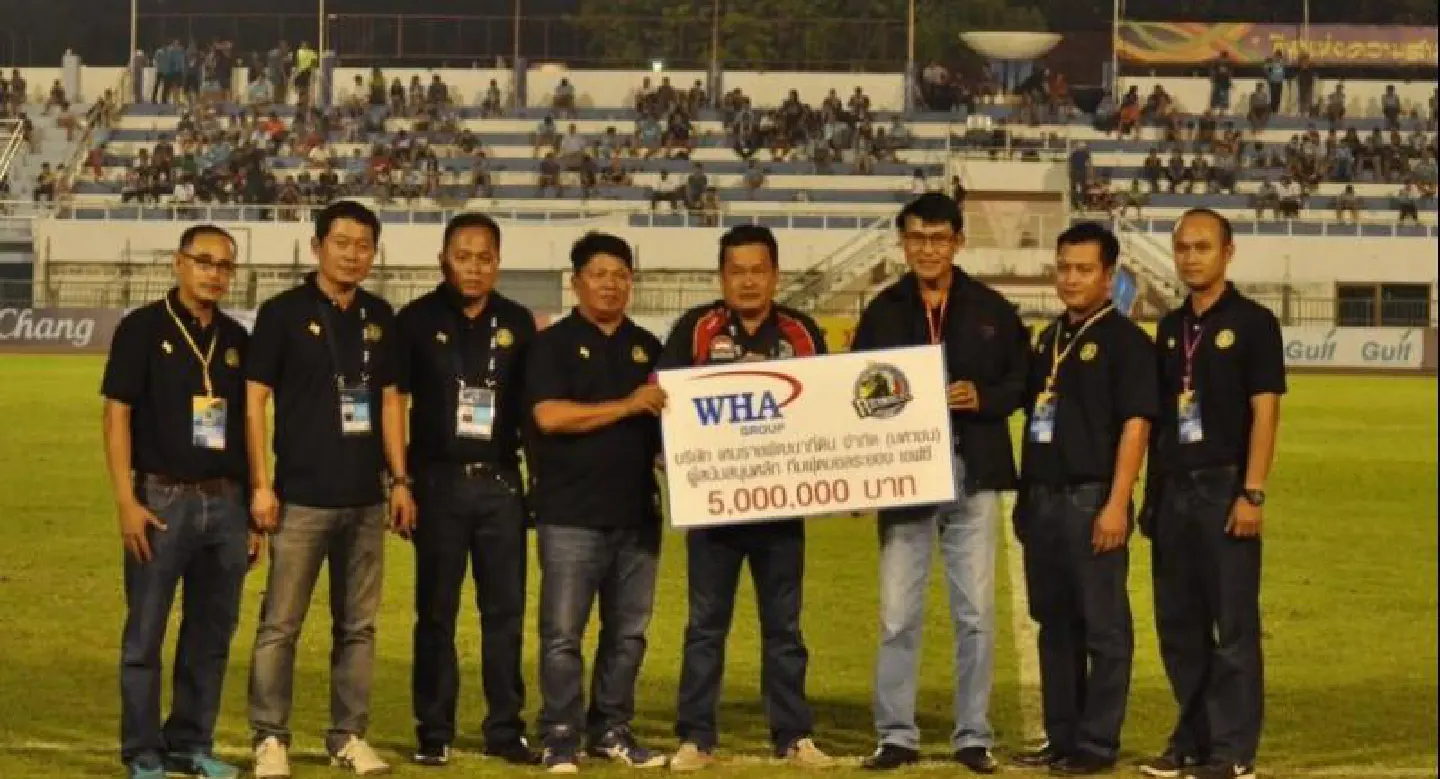 WHA Group Gives 5-Million Baht Sponsorship to Rayong Football Club WHA Group Gives 5-Million Baht Sponsorship to Rayong Football Club