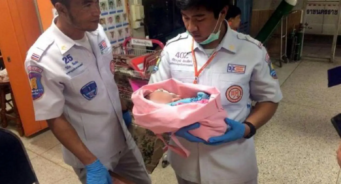 Abandoned newborn baby found near garbage bins Abandoned newborn baby found near garbage bins