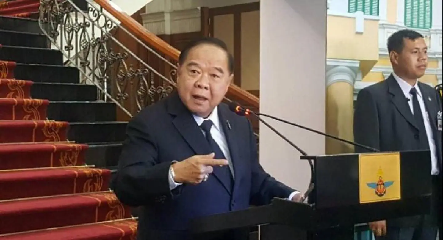 Controls on political parties may stay in lead-up to next election, says Prawit Controls on political parties may stay in lead-up to next election, says Prawit