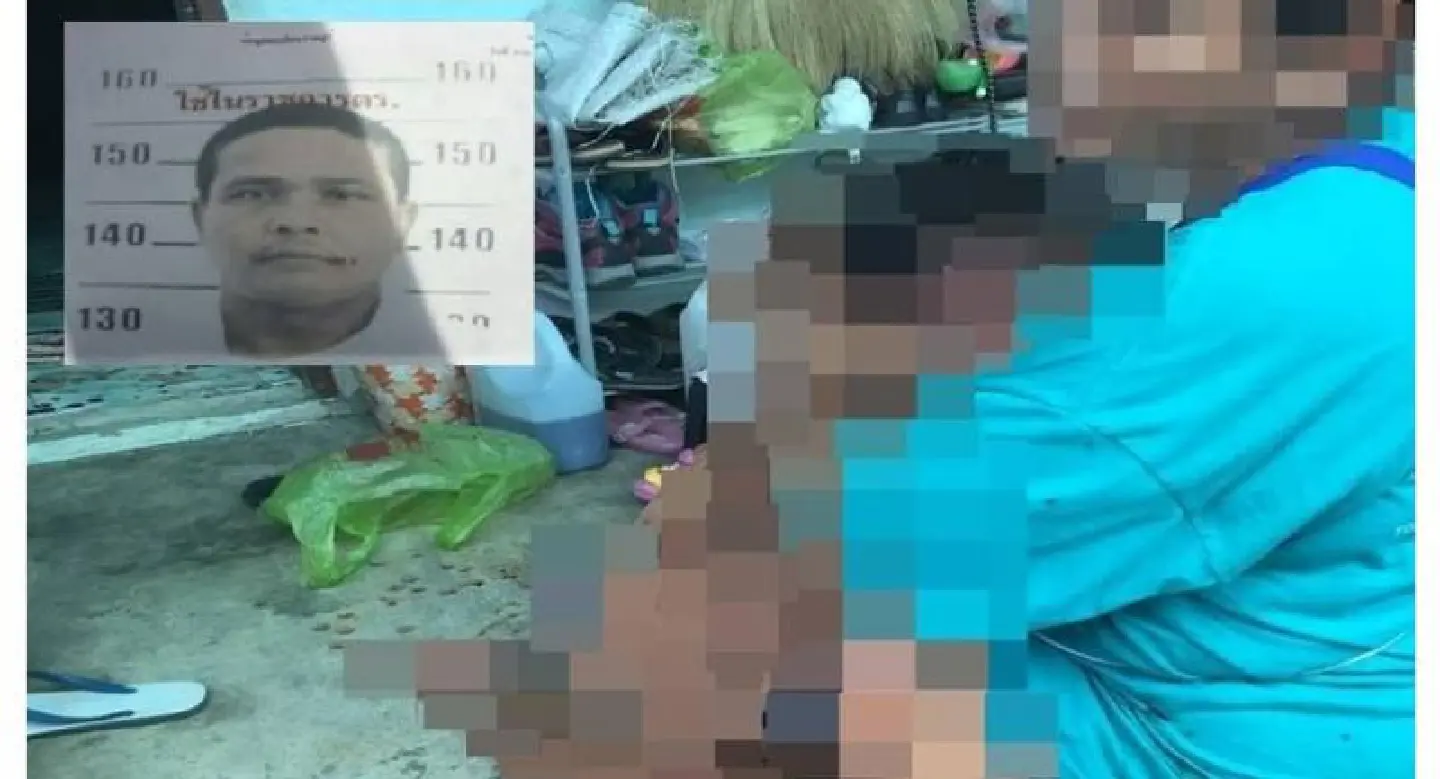Man who slit daughter’s throat reenacts crime