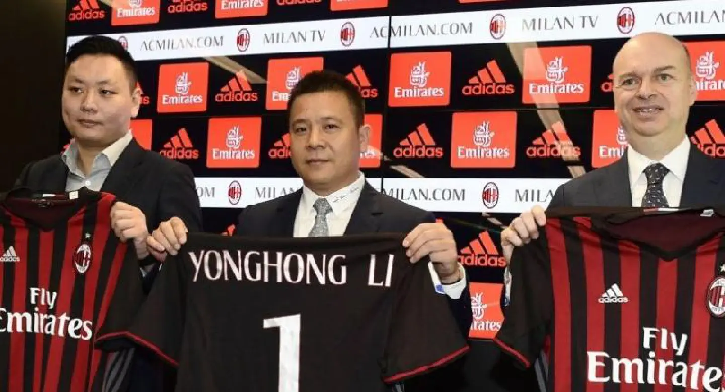 New era for Italian 'calcio' as Chinese buy AC Milan