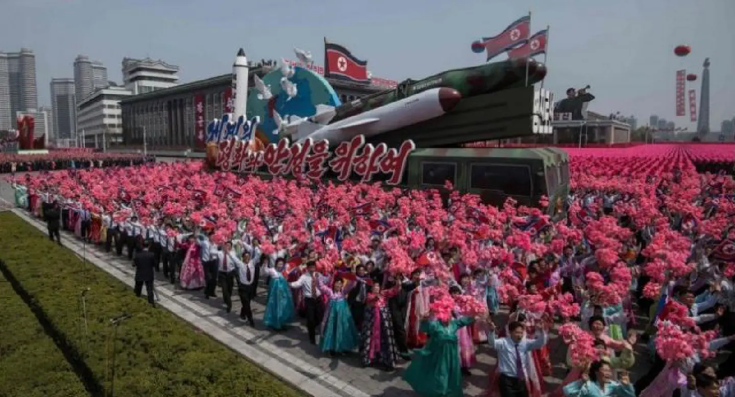 Kim oversees North Korea display of military strength Kim oversees North Korea display of military strength